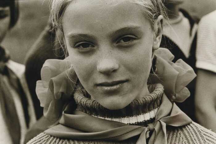 Portrait of a Pioneer, 1975 - Old photo, Black and white photo, the USSR, История России, History of the USSR, 70th, Pioneers