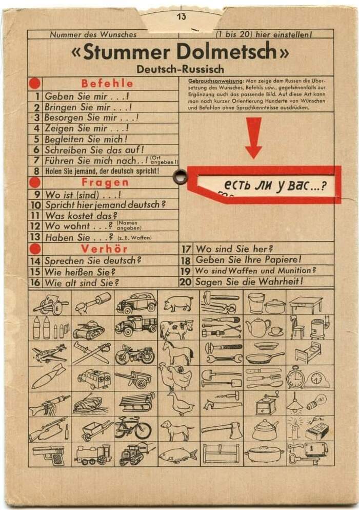 Visual German phrasebook - The Great Patriotic War, Phrasebook, Peculiarities of the National Hunt, Video, Youtube, Longpost, League of Historians