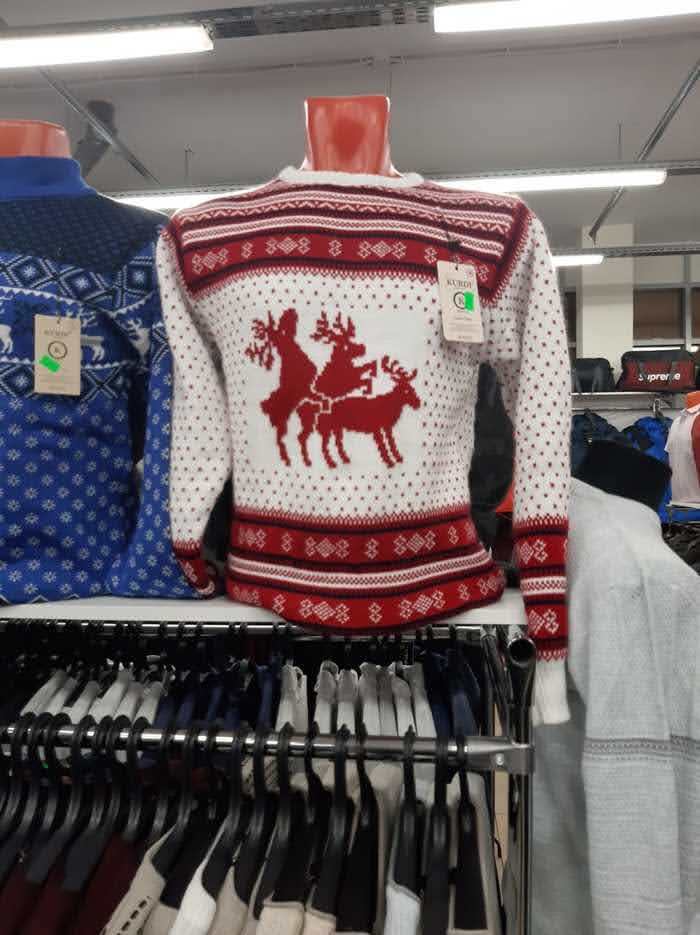 Sweater with deers - My, Friday tag is mine, Life stories, Humor, Longpost, Sweater with deers