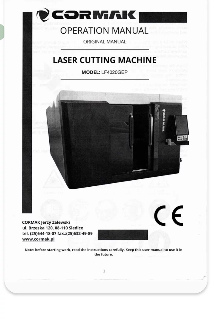 Help, I need cutting parameters - Laser cutting, Laser Machine, Need advice