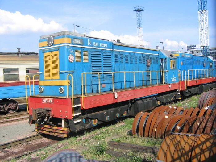 Shunting diesel locomotive ChME2 - My, The photo, Railway, Locomotive, Shunting locomotive, Locomotive, Chme2