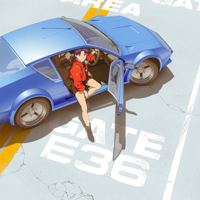    Anime Art, , Evangelion, Misato Katsuragi