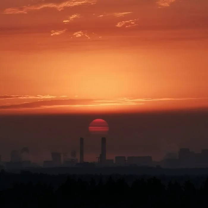 Jupiter Rising - My, Huawei P30 PRO, Moscow City, Sunrise, Longpost