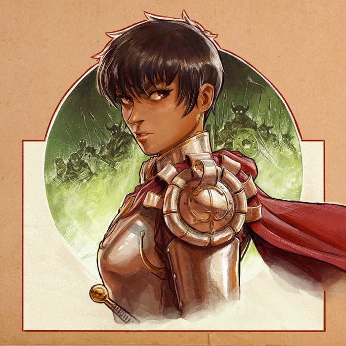 Casca - Арт, Аниме, Anime Art, Берсерк, Casca, Девушки, Воительница, Dave Rapoza