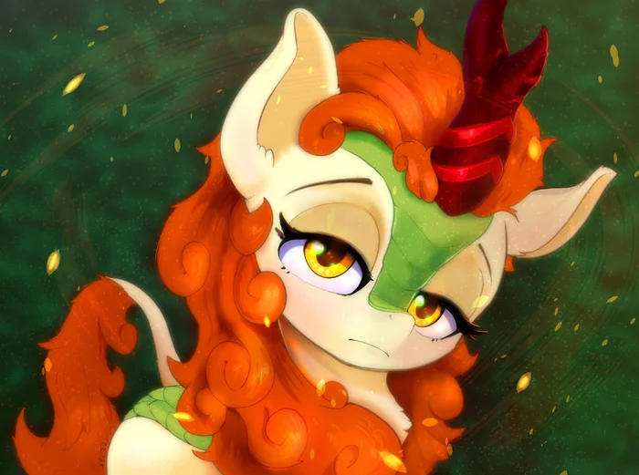 Осень - My Little Pony, Autumn Blaze, Xbi