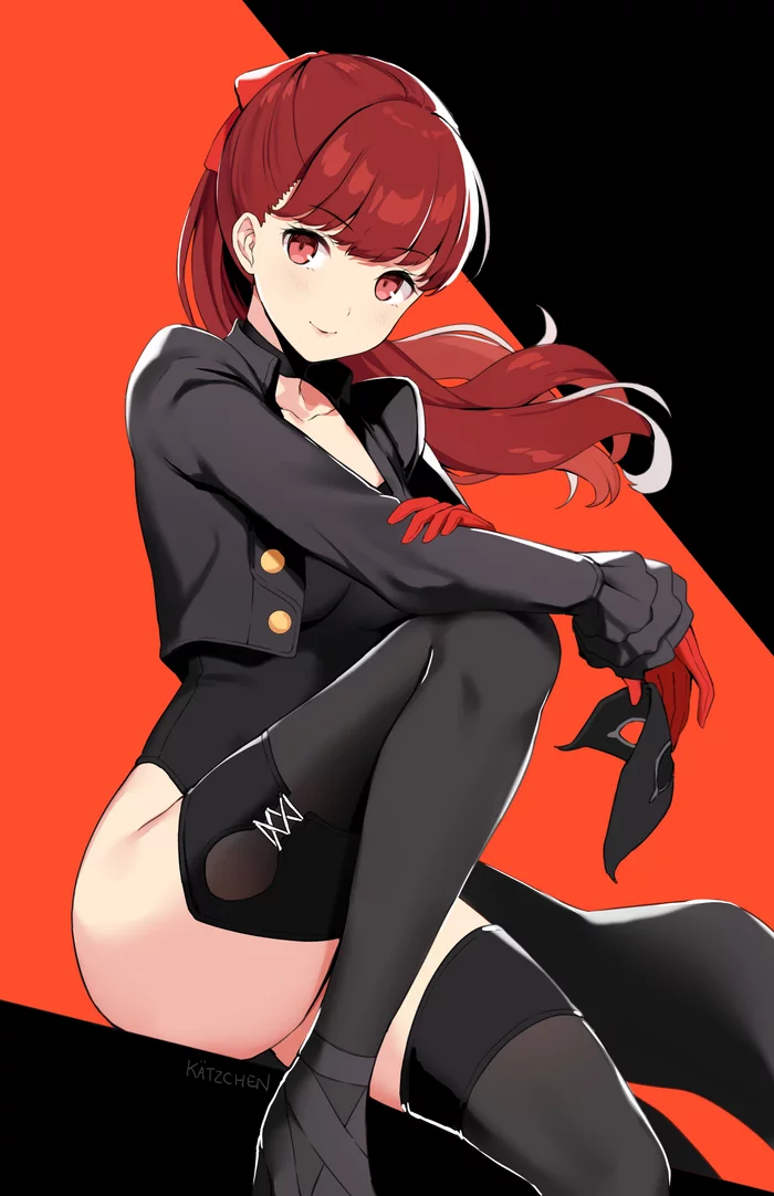 Yoshizawa Kasumi - Аниме, Anime Art, Persona 5, Kasumi Yoshizawa, Kaetzchen, Игры