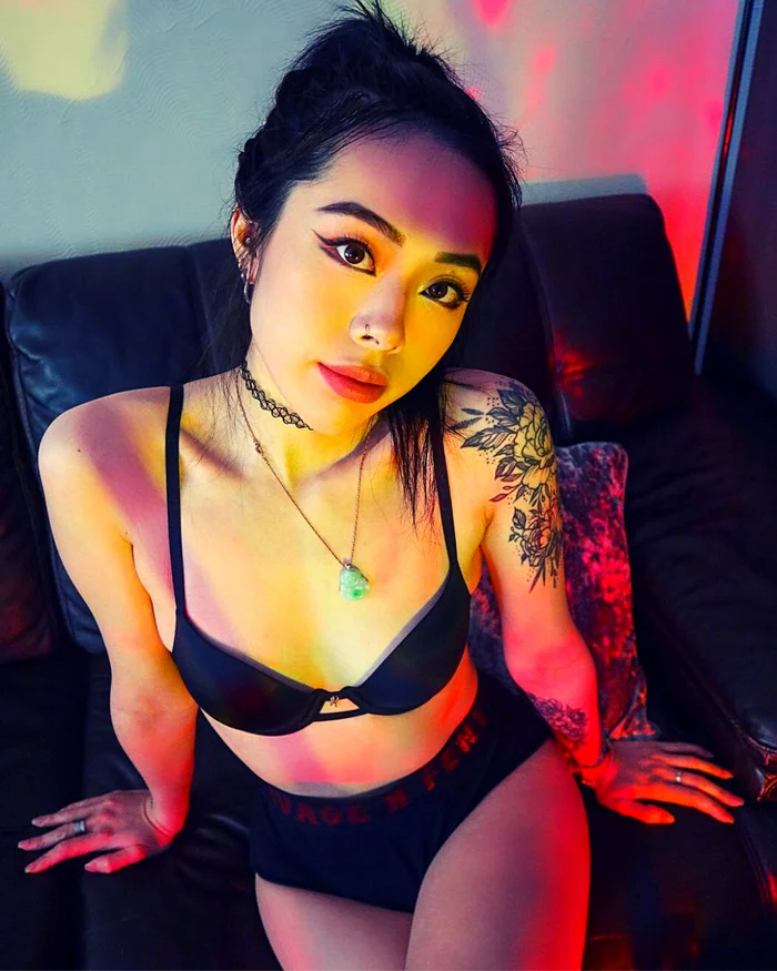 Madam from Instagram (vol.94) - NSFW, Girls, Gorgeous, Asian, Skinny, From the network, Instagram, Sexuality, Girl with tattoo, Slenderness, Longpost