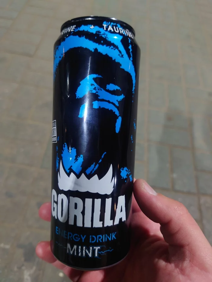 Gorilla mint what do you think of the norms of energy drinks? - My, Energy, Soft drinks, Soda, Beverages