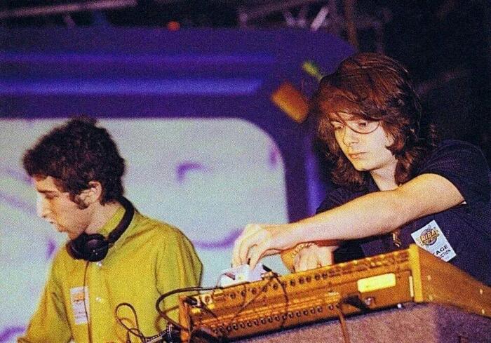 Rare photo of Daft Punk without their signature helmets - The photo, Daft punk, Interesting, Repeat