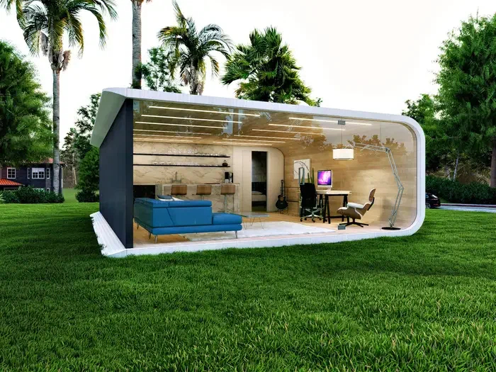 Los Angeles-based startup turns recycled plastic into stylish mini-homes using 3D printing - Ecology, Garbage, Production, 3D печать, 3D printer, Building, Longpost