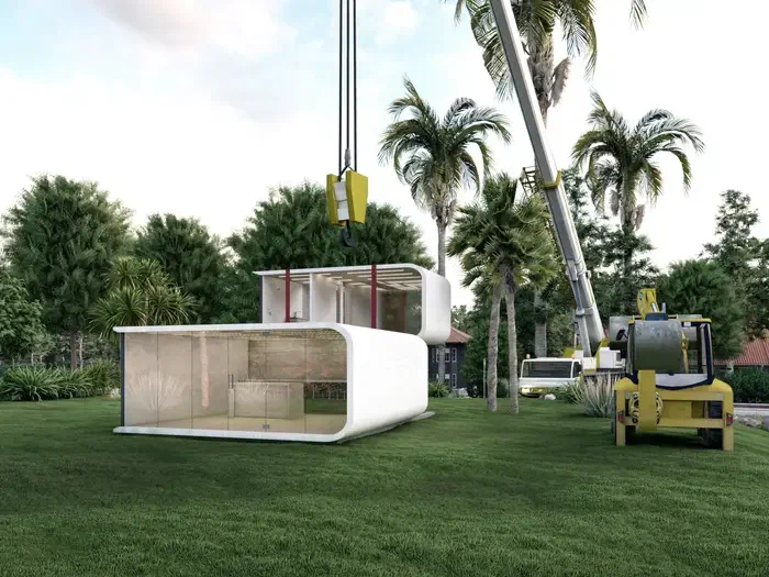 Los Angeles-based startup turns recycled plastic into stylish mini-homes using 3D printing - Ecology, Garbage, Production, 3D печать, 3D printer, Building, Longpost