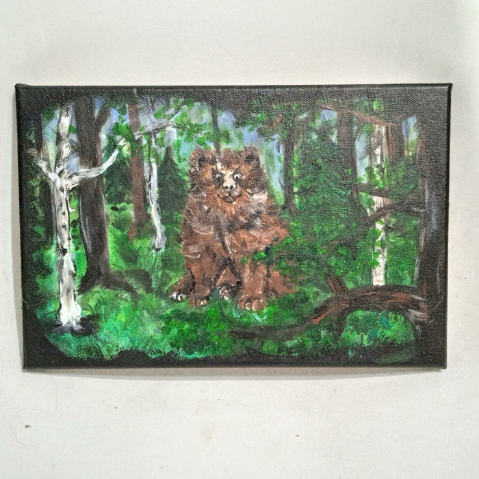 Мишка в лесу