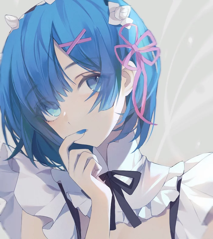 rem - Re: Zero Kara, Rem (Re: Zero Kara), Anime art, Anime, Housemaid