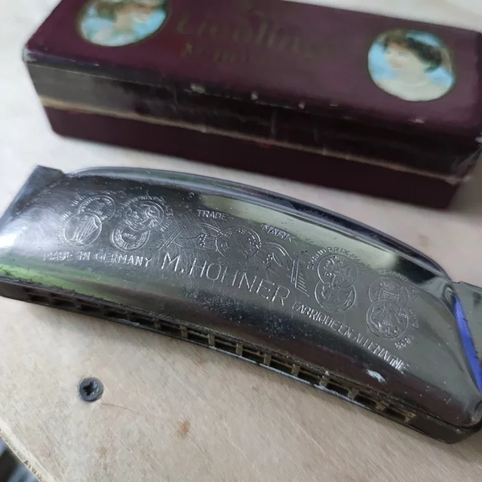 Harmonica Hohner Unsere Lieblinge - My, Text, Harmonica, Hohner