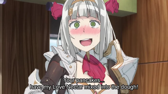 The secret of a delicious recipe revealed - Anime, Anime art, Genshin impact, Shimoneta, Noelle, Anna Nishikinomiya, Crossover