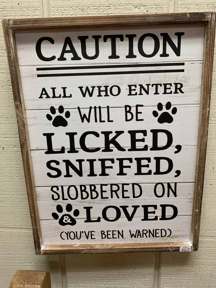 The sweetest warning - Dog, Warning, Announcement