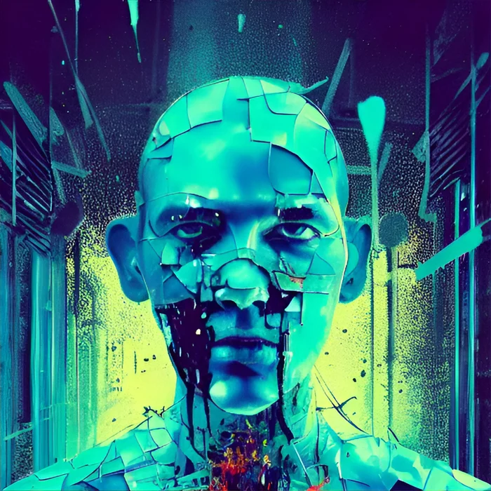 How AI sees itself - My, Neural Networks, Artificial Intelligence, Modern Art, Longpost