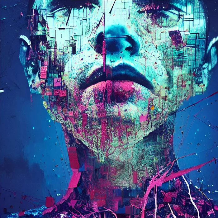 How AI sees itself - My, Neural Networks, Artificial Intelligence, Modern Art, Longpost