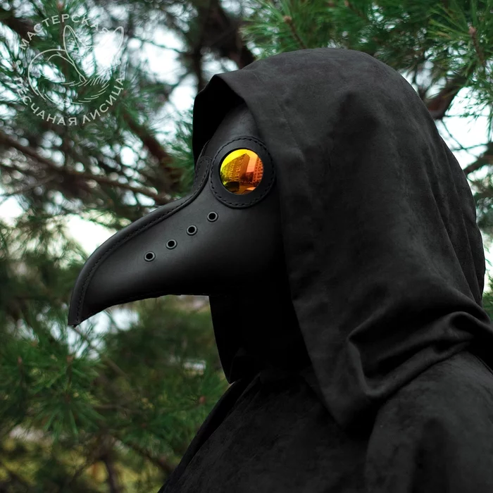 Plague Doctor Mask - My, Handmade, With your own hands, Longpost, Plague Doctor, Plague Doctor Mask, Needlework without process, Craft