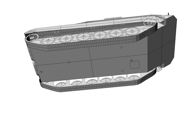 Paper model of the Soviet / Russian BMP-1 in 144th scale - My, Papercraft, 3D modeling, BMP-1, Hobby, Needlework without process, Longpost