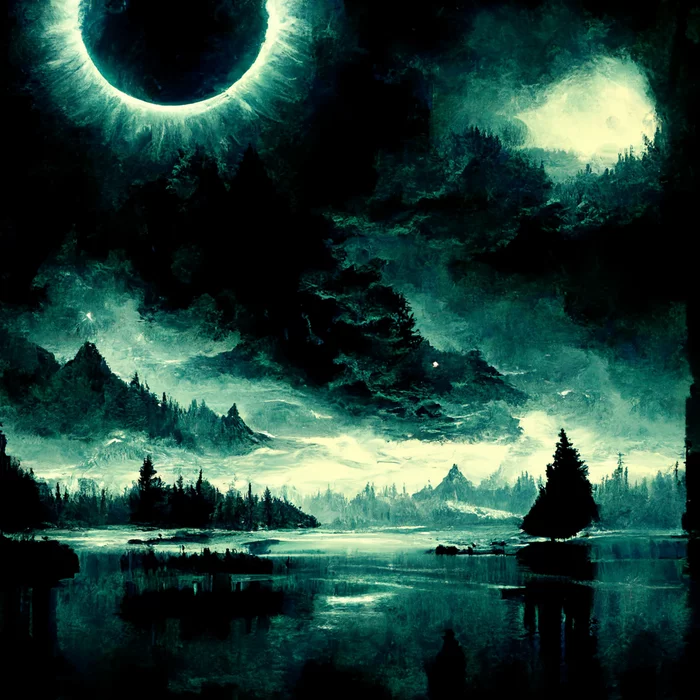 Visualizations of the Midjourney neural network on the theme of Ragnarok - My, Art, Neural Networks, Scandinavian mythology, Midjourney, Longpost
