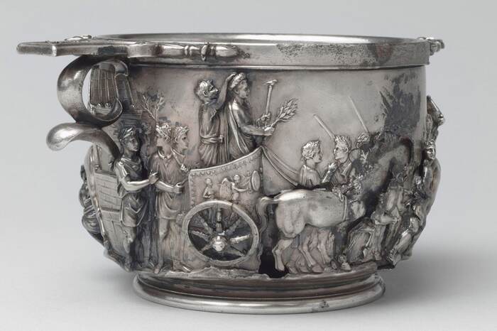 Серебряная чаша из Помпеи История, Фотография, Интересное, Искусство, Древний Рим, Помпеи