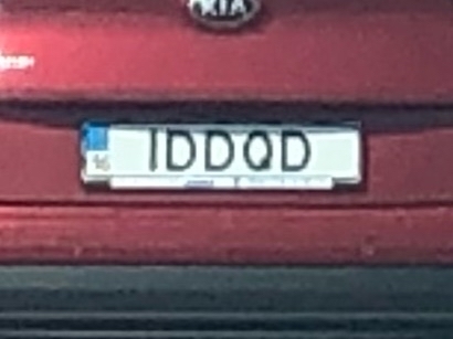 Better than any insurance - My, Kiev, Auto, Car plate numbers, Computer games, Iddqd