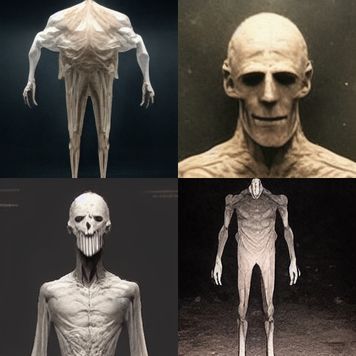 SCP objects through the eyes of a neural network - SCP, Scp-173, Scp-682, Midjourney, SCP Containment Breach, Kripota, Longpost