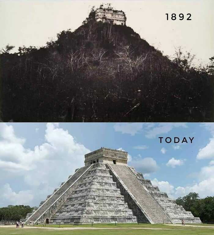 Chichen Itza - The photo, Chichen Itza, Mayan, Town, Pyramid, Restoration, Story, Repeat, It Was-It Was