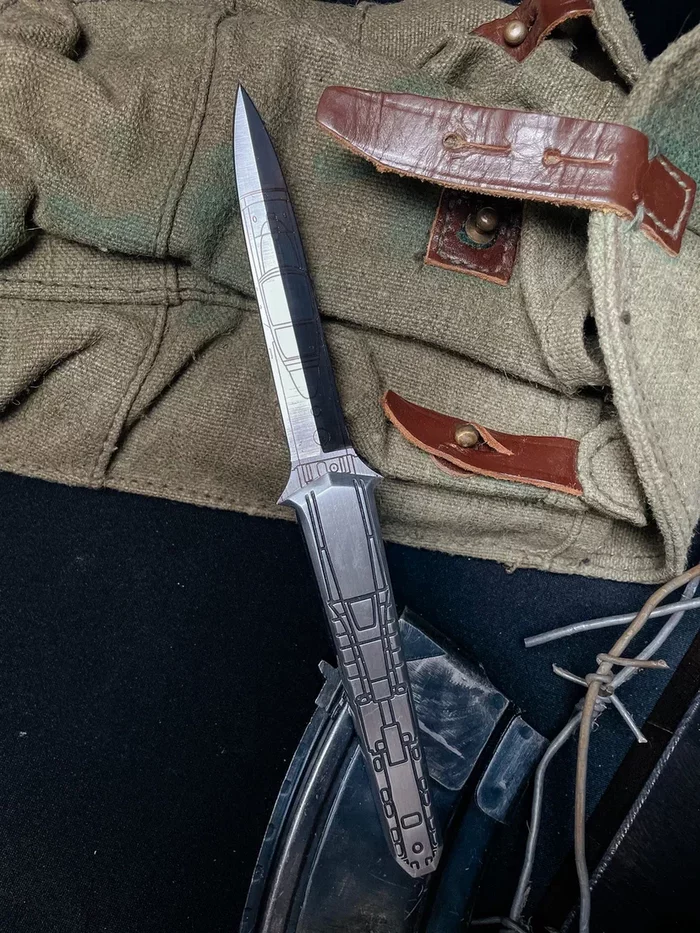 pilot's knife - My, Knife, Handmade, Interesting, Male, Unusual, Longpost, Fighter, Needlework without process