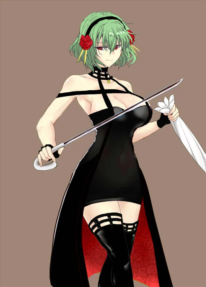 Yuuka or Yor? - Touhou, Kazami Yuuka, Spy X Family, Yor Forger, Кроссовер, Anime Art, Аниме, Hajiko