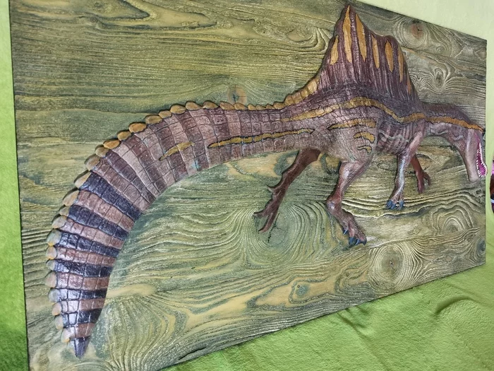 Reply to the post And again about dragons, more precisely about dinosaurs, in life size ... - My, Scale model, The Dragon, Dinosaurs, Spinosaurus, Reply to post, Longpost, Sculpture
