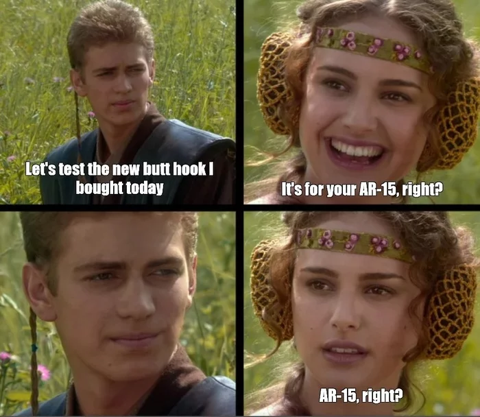 Right - My, Anakin and Padme at a picnic, Memes, English language, Humor, Wordplay, Longpost