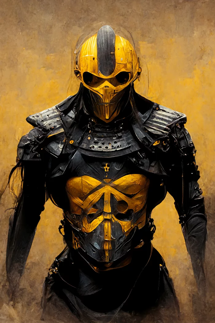 midjourney. Cyrax - My, Midjourney, Нейронные сети, Art, Mortal kombat, Sega, Longpost, Sairax