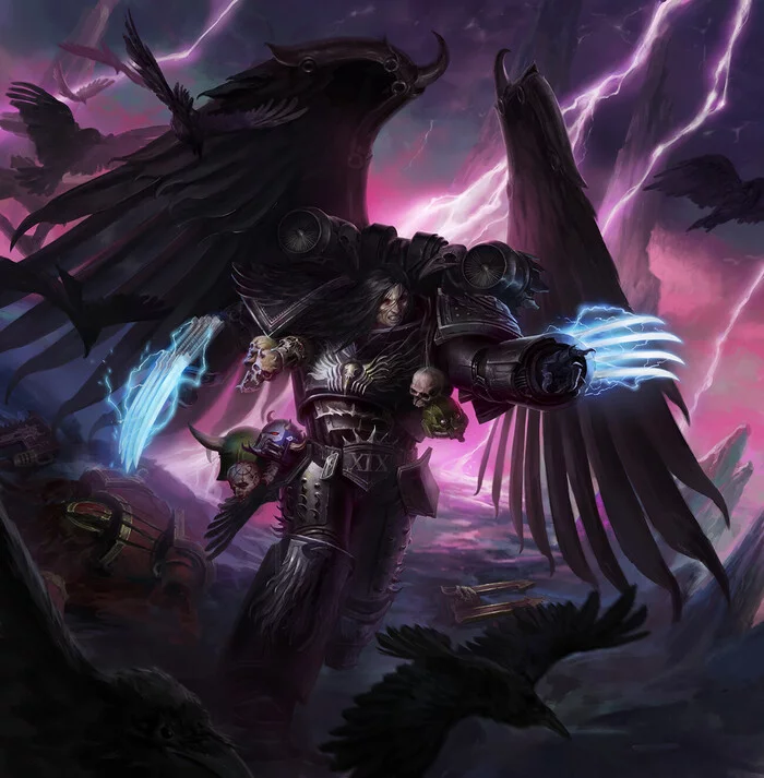 Corvus Corax vs Lorgar Aurelian - Warhammer 40k, Wh other, Lorgar Aurelian, Corvus Corax, Longpost, Konrad Curze
