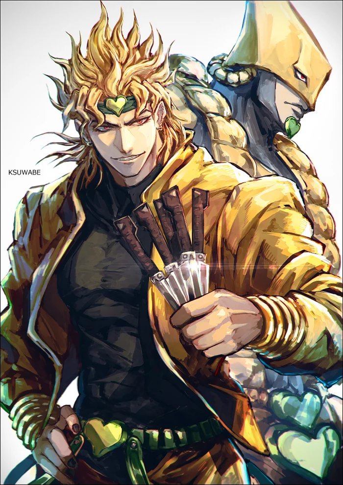 Dio - Anime, Anime art, Art, Jojos bizarre adventure, Dio brando, K-suwabe, Stardust Crusaders