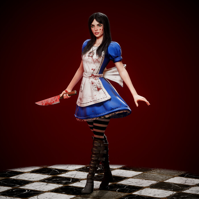 Alice , ArtStation, , Alice: Madness Returns,    , 3D, ,  , 