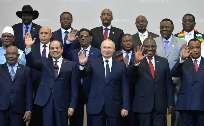 With friends - Vladimir Putin, Africa, 2019, Friends, Milota