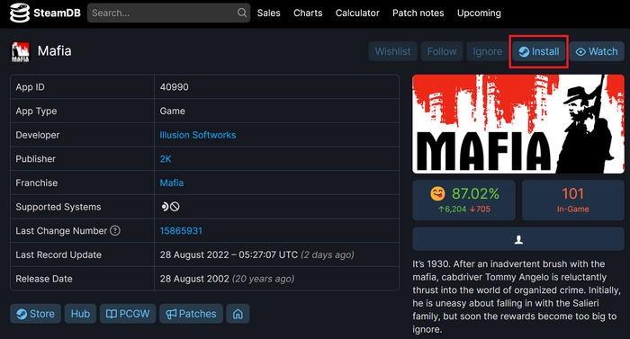    20-  &quot;&quot;  2K Games         Steam