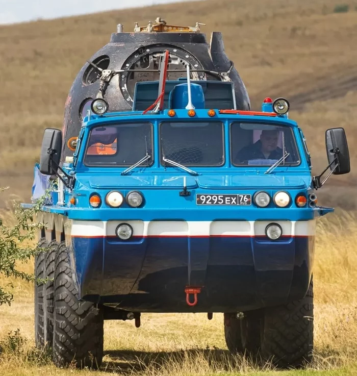 Blue Bird in action - The photo, Technics, Blue bird, Zil, All-terrain vehicle, Cosmonautics, Russia, Amphibious all-terrain vehicle