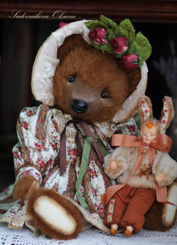 elizabeth teddy bear - Teddy bear, Author's toy, Interior toy, Toys, Teddy bear, The Bears, Needlework without process, Soft toy