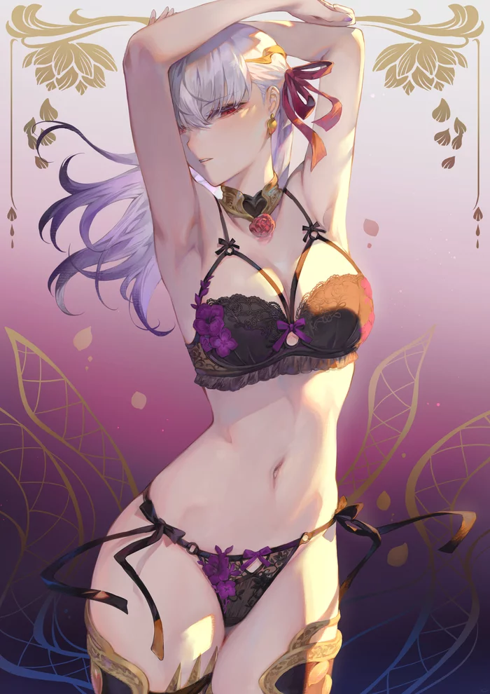 Kama - NSFW, Anime art, Anime, Kama, Fate, Fate grand order, Underwear