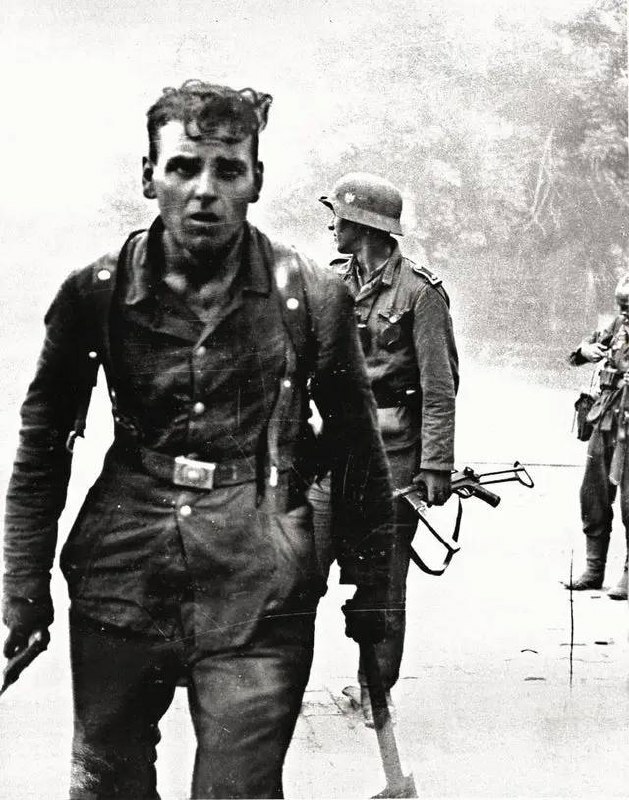 Exhausted German soldiers return from close combat with Soviet shock troops in Ukraine, 1943 - Crossposting, Pikabu publish bot, Story, Old photo, The Second World War, The photo, 1943, The Great Patriotic War