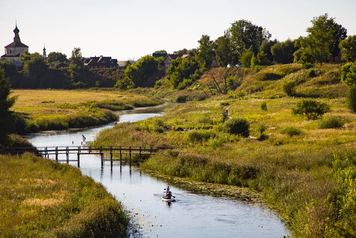 Farewell Summer... - Summer, Field, River, The sun, Suzdal, The photo, SUPsurfing