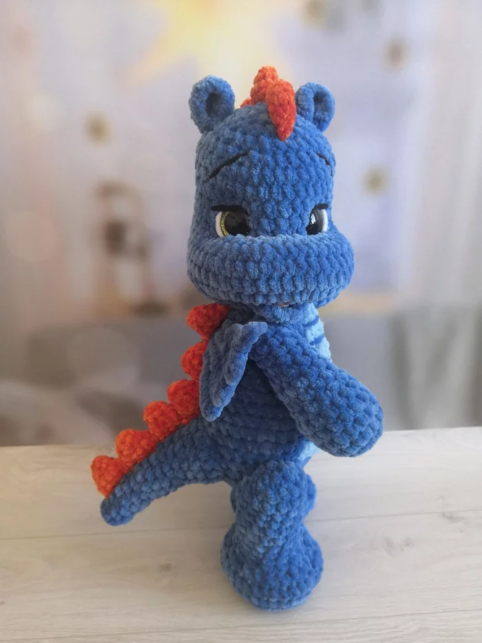 Little dragon! - My, Amigurumi, Toys, Knitted toys, Soft toy, Plush Toys, How to train your dragon, The Dragon, Chinese dragon, Hobby, Presents, Longpost, Plush yarn