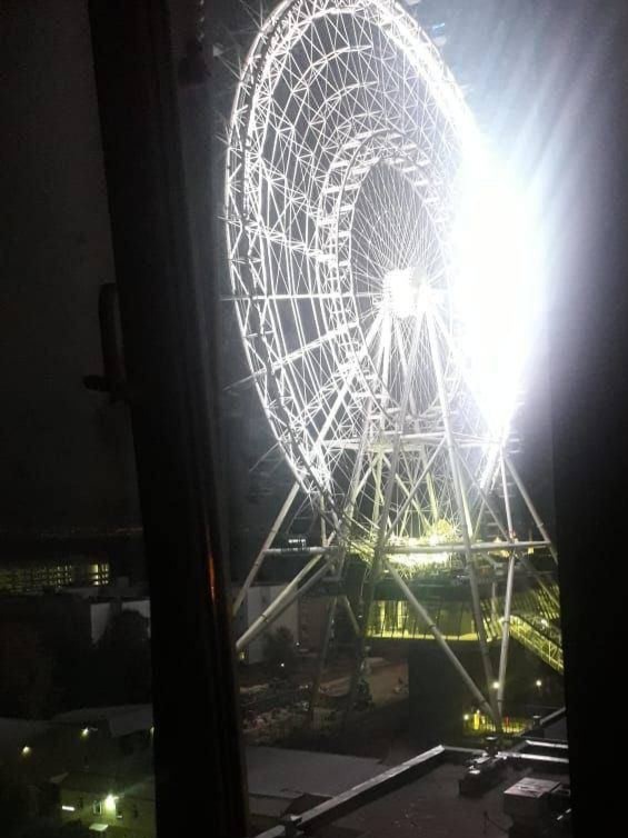 Sun of Moscow - VDNKh, Ferris wheel, Longpost, Illuminations, Moscow, Humor, Sun of Moscow (Ferris wheel)