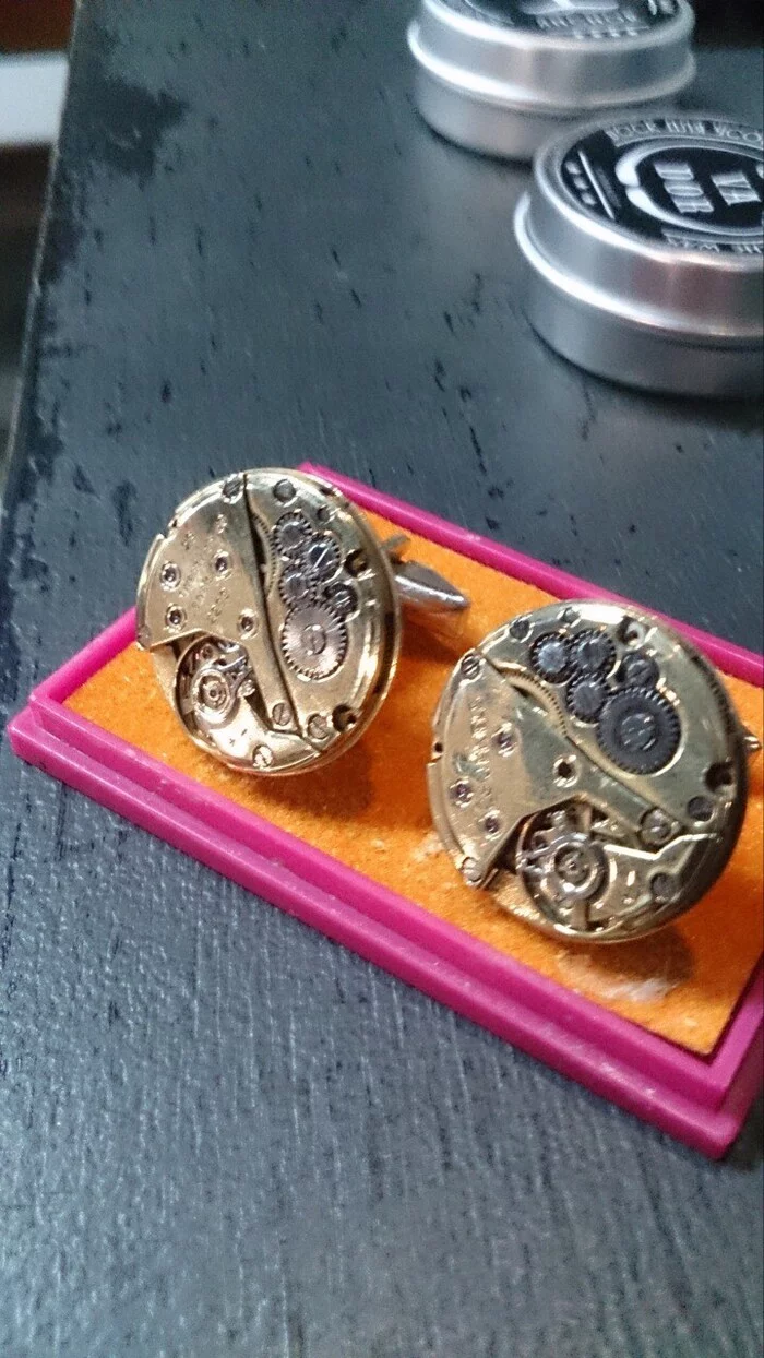 Another little job - My, Clock, Cufflinks, With your own hands