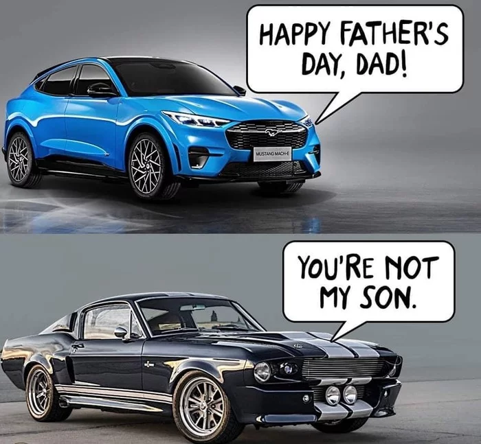 End of an era - Auto, Ford, Ford mustang, Sad humor, Picture with text