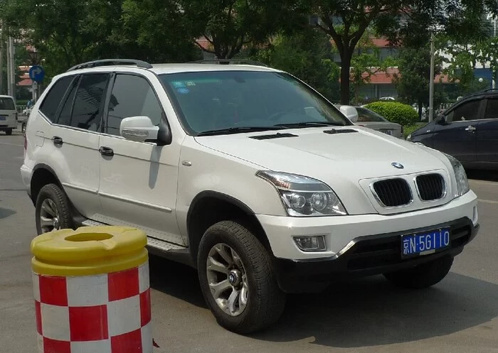 Prado X5: Frankenstein with wheels or a good show-off is worth more than money - Shuanghuan SCEO - My, Auto, Chinese, Article, Text, 2007, Permeability, Toyota Land Cruiser, Bmw x5, Longpost, Four-wheel drive