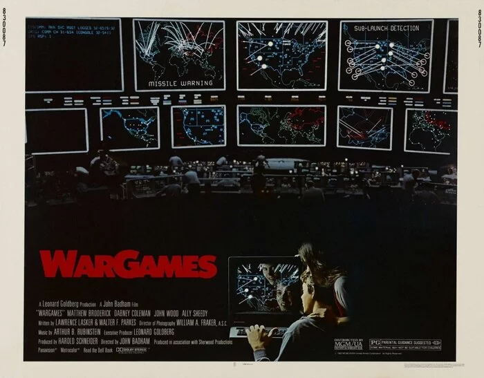 I advise you to watch War Games (1983) - Movies, Cold war, 1983, I advise you to look, Hackers, Computer, What to see
